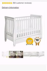 nested somerset sleigh cot bed